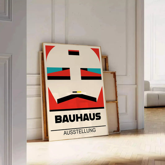 space vintage Bauhaus poster stunning tribute iconic modernist design timeless wall art print perfect unique gift stylish decor piece chic unframed options interior